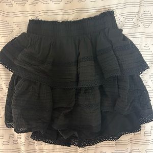 aerie ruffle skirt